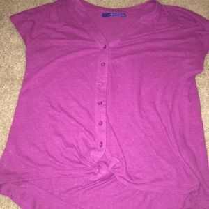 Apt. 9 Pink Button Up Shirt